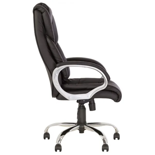 Fotoliu de birou Nowy Styl Morfeo Chrome Piele artificială/ Black photo 3