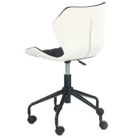 Fotoliu de birou Halmar Matrix Piele artificială/ Black White photo 2