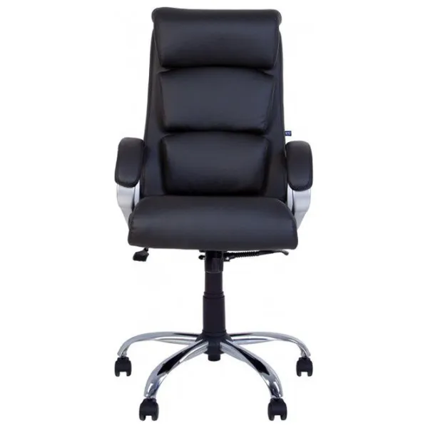Fotoliu de birou Nowy Styl Delta Chrome Piele artificială/ Black photo 2