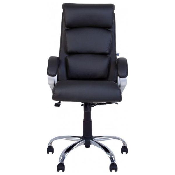 Fotoliu de birou Nowy Styl Delta Chrome Piele artificială/ Black photo 2
