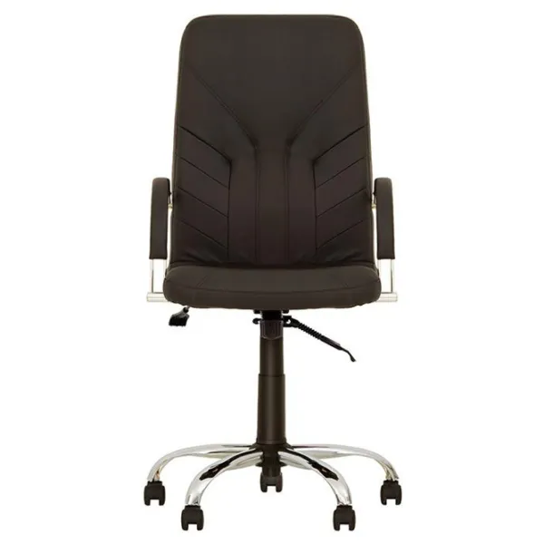 Fotoliu de birou Nowy Styl Manager Steel Piele artificială/ Black photo 2