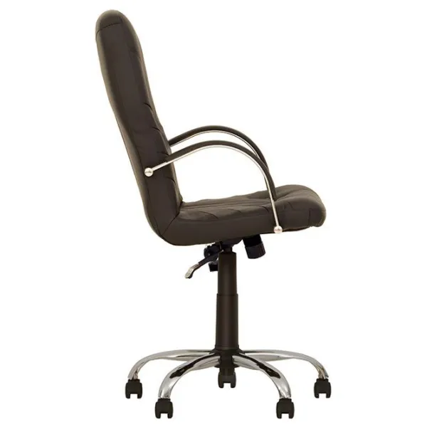 Fotoliu de birou Nowy Styl Manager Steel Piele artificială/ Black photo 3