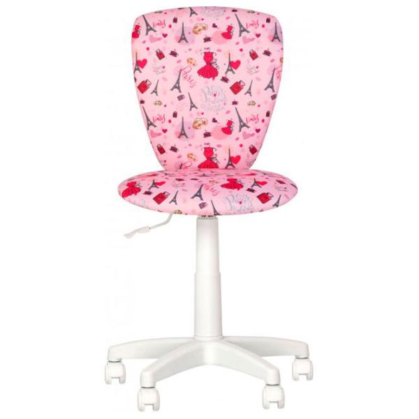 Офисное кресло Nowy Styl Polly GTS Ткань/ Белый Розовый photo 2