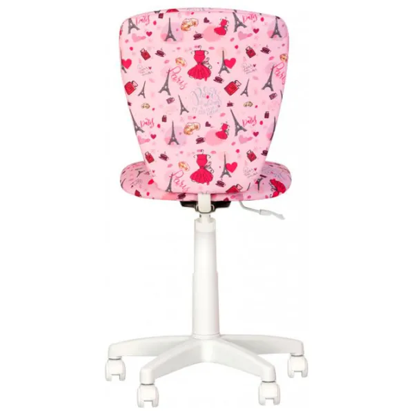 Офисное кресло Nowy Styl Polly GTS Ткань/ Белый Розовый photo 3