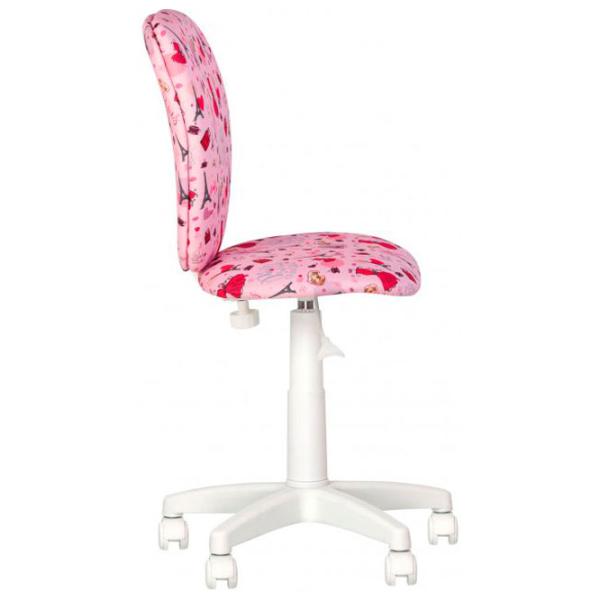 Офисное кресло Nowy Styl Polly GTS Ткань/ Белый Розовый photo 4