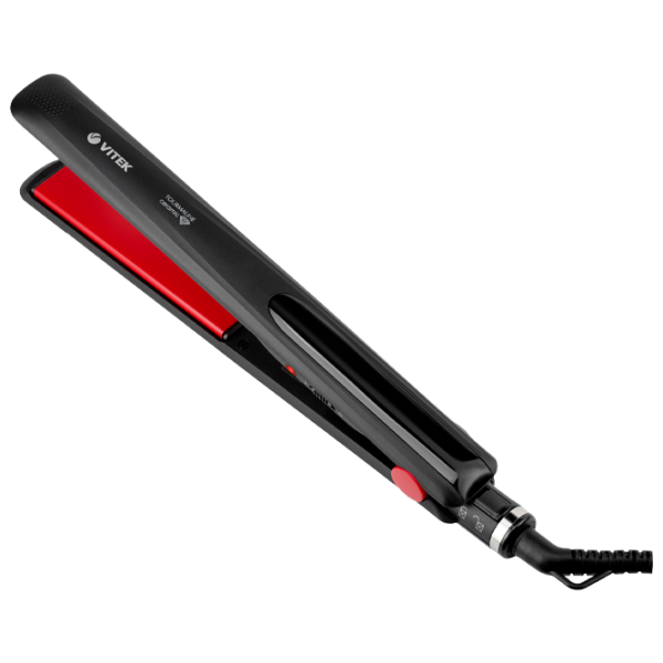 Placă de îndreptat părul Vitek VT-8282 44 W/ Red Black photo 2