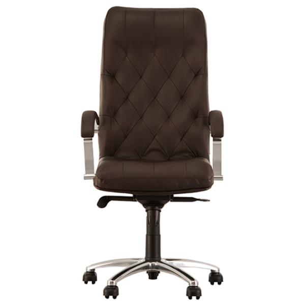 Fotoliu de birou Nowy Styl Cuba Steel LE-K Piele artificială/ Brown photo 2 Fotoliu de birou Nowy Styl Cuba Steel LE-K Piele artificială/ Brown photo 2