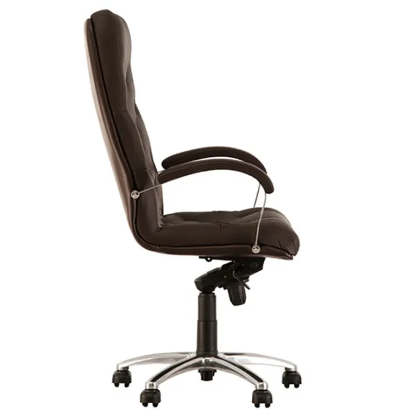Fotoliu de birou Nowy Styl Cuba Steel LE-K Piele artificială/ Brown photo 3 Fotoliu de birou Nowy Styl Cuba Steel LE-K Piele artificială/ Brown photo 3