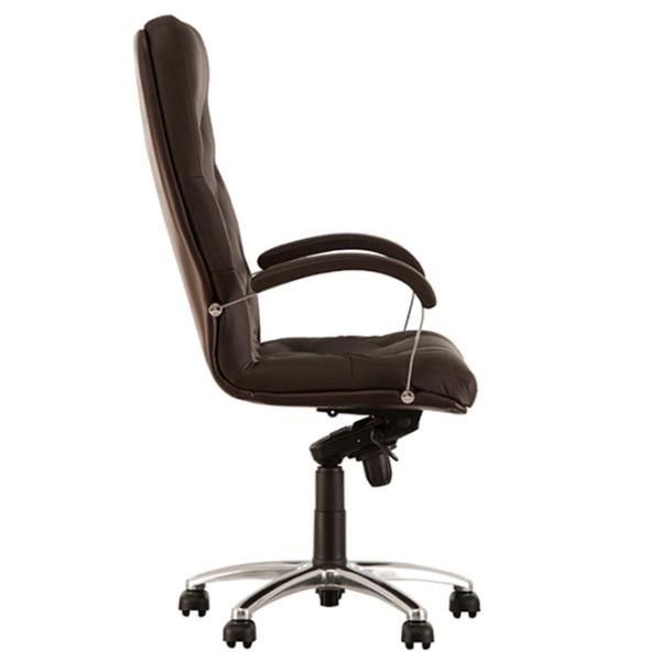 Fotoliu de birou Nowy Styl Cuba Steel LE-K Piele artificială/ Brown photo 3 Fotoliu de birou Nowy Styl Cuba Steel LE-K Piele artificială/ Brown photo 3