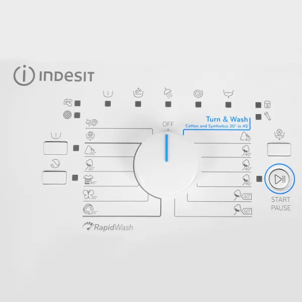 Mașină de spălat Indesit BTW D61053 (EU) 6 kg / 1000 rpm / White photo 7