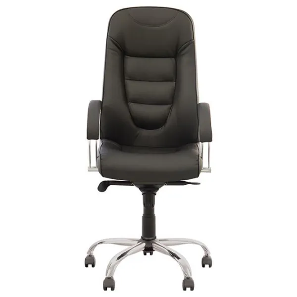 Fotoliu de birou Nowy Styl Boston Steel Piele artificială/ Black photo 2 Fotoliu de birou Nowy Styl Boston Steel Piele artificială/ Black photo 2