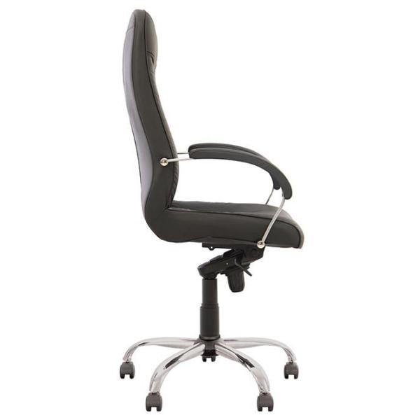 Fotoliu de birou Nowy Styl Boston Steel Piele artificială/ Black photo 3 Fotoliu de birou Nowy Styl Boston Steel Piele artificială/ Black photo 3