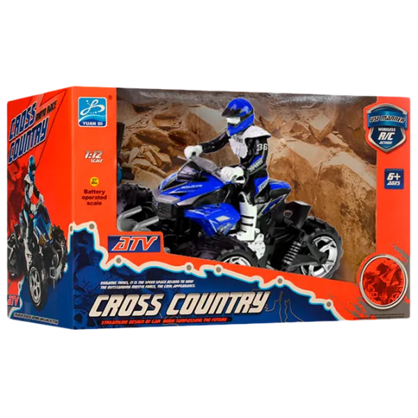 Triciclu Cross Coutry YD898  15 km/h / 2700 Hz / Black Blue photo 3