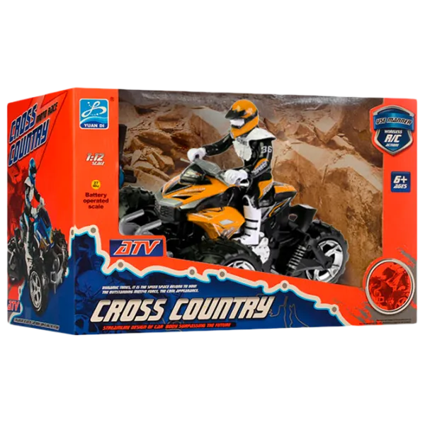 Triciclu Cross Coutry YD898 MJ1921 15 km/h / 2700 Hz / Black Orange photo 2