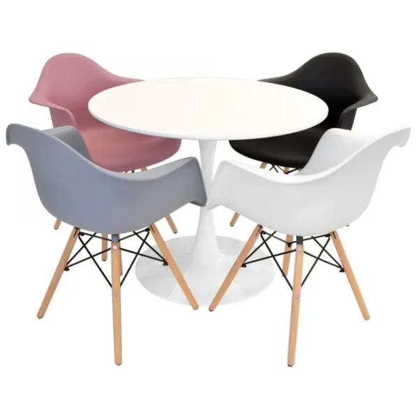 Masă de bucătărie DecoPrim Astoria PAL/ White photo 4