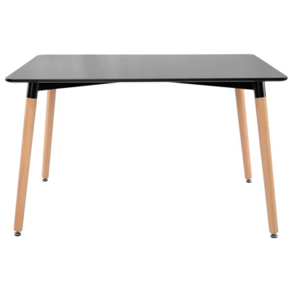 Masă de bucătărie DecoPrim DT-01 MDF/ Black photo 2