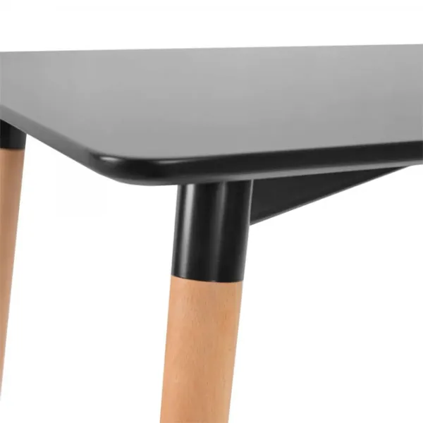 Masă de bucătărie DecoPrim DT-01 MDF/ Black photo 3