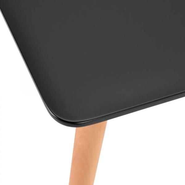 Masă de bucătărie DecoPrim DT-01 MDF/ Black photo 5