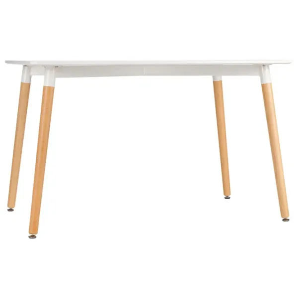 Masă de bucătărie DecoPrim DT-01 MDF/ White photo 2