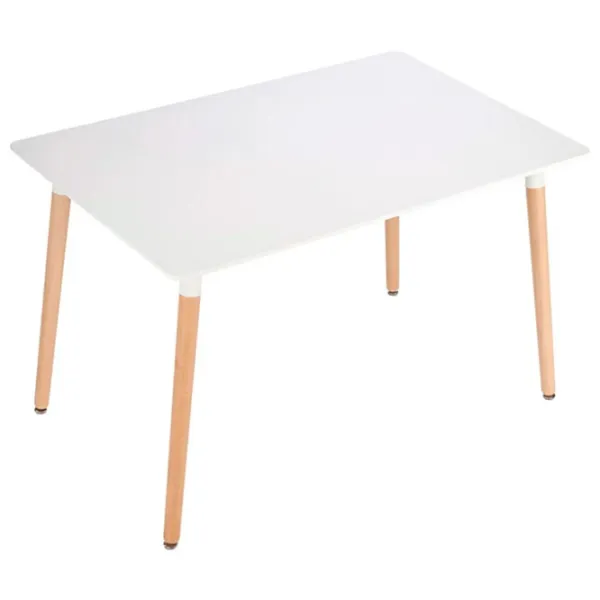 Masă de bucătărie DecoPrim DT-01 MDF/ White photo 3