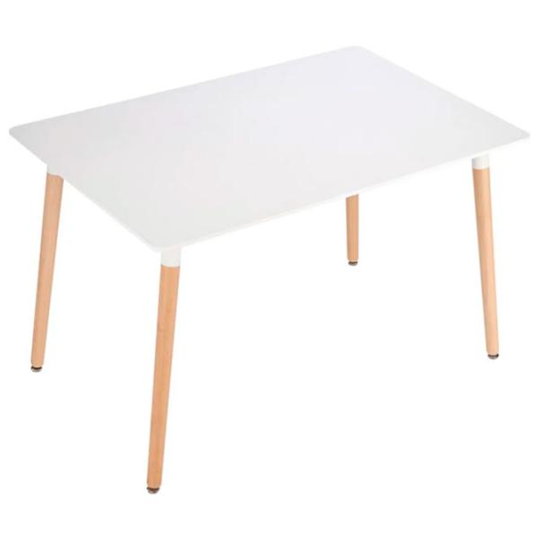 Masă de bucătărie DecoPrim DT-01 MDF/ White photo 3