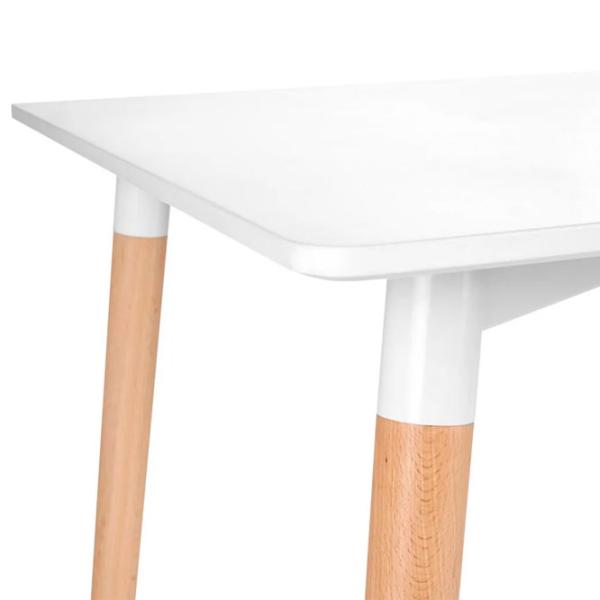 Masă de bucătărie DecoPrim DT-01 MDF/ White photo 5