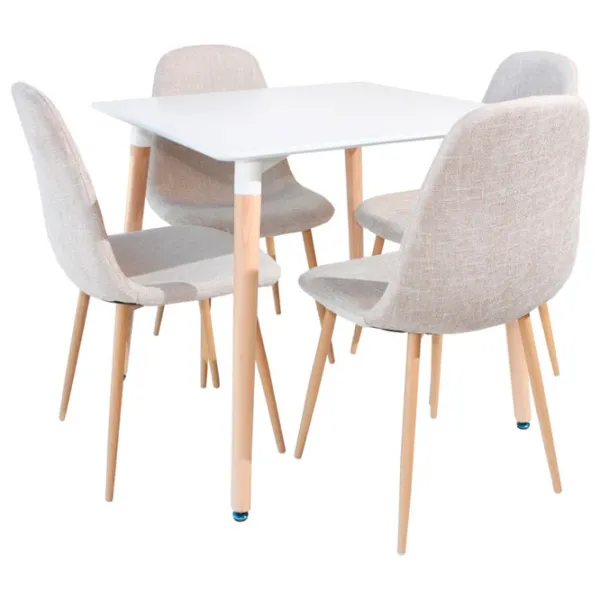 Кухонный стол DecoPrim DT-02 МДФ/ White photo 1