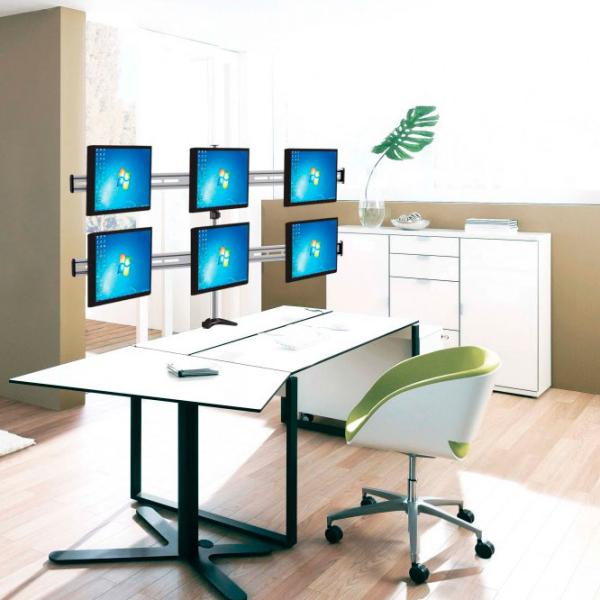 Кронштейн для монитора Reflecta PLANO Desk 23-1010S VESA 100 x 100 мм/ Серебряный photo 2