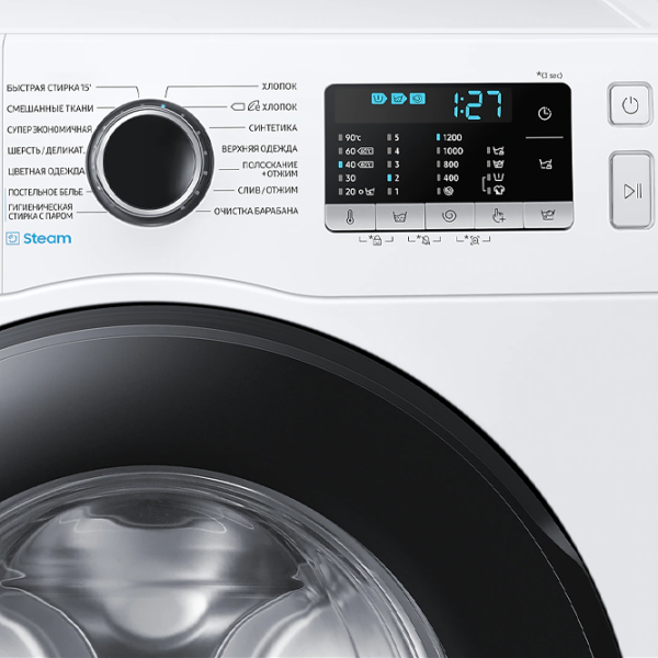 Стиральная машина Samsung WW80AAS22AE/LD 8 кг / 1200 об/мин / Белый photo 6