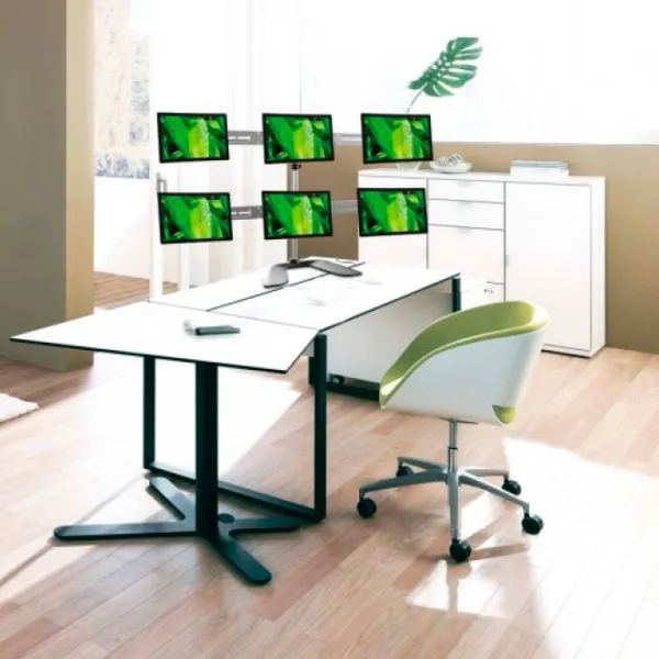 Suport pentru monitor Reflecta PLANO DeskStand 23-1010 S VESA 100 x 100 mm/ Silver photo 3