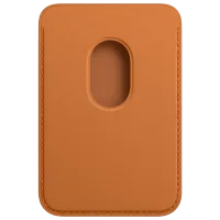 Husă Portmoneu Apple iPhone 12 - 14 All Apple/ MagSafe/ Piele/ Golden Brown photo 2