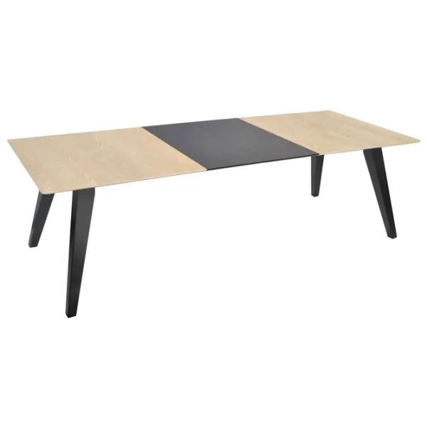 Masă de bucătărie extensibilă DecoPrim Roswell MDF/ Beige photo 2