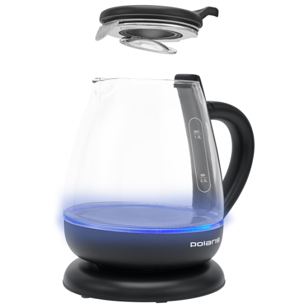 Электрочайник Polaris PWK1077CGL 1л / Скрытый / Черный photo 4