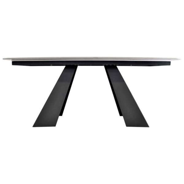 Masă de bucătărie DecoPrim Miranda HPL/ Gray photo 3 Masă de bucătărie DecoPrim Miranda HPL/ Gray photo 3