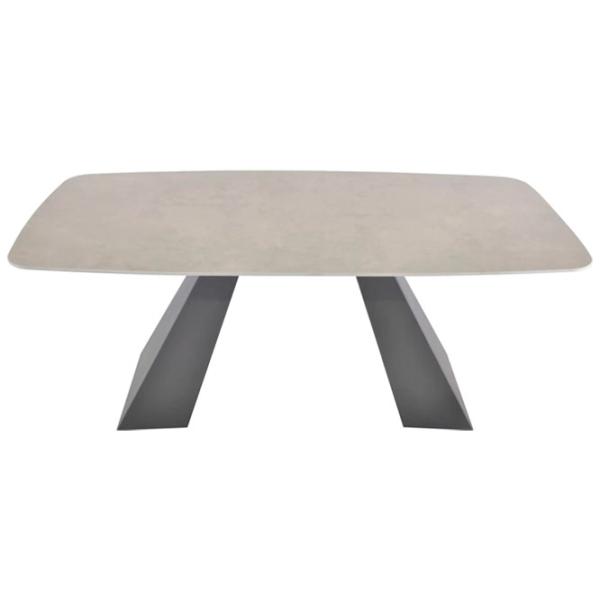 Masă de bucătărie DecoPrim Miranda HPL/ Gray photo 4 Masă de bucătărie DecoPrim Miranda HPL/ Gray photo 4