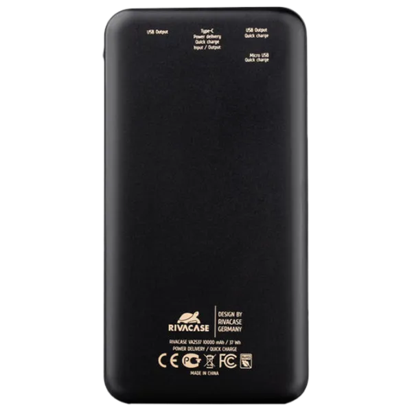Power Bank RivaCase VA2537 10000 мАч/ Черный photo 2