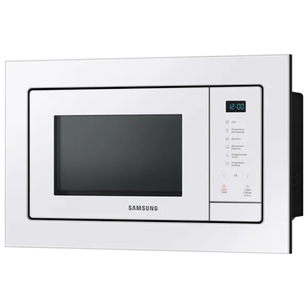 Cuptor cu microunde Samsung MS23A7118AW/ BW Încorporabil/ 800 W/ White photo 2