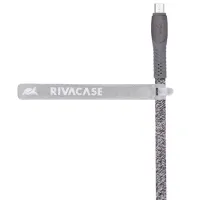 Cablu pentru telefon PS6100 RivaCase USB Type-A + microUSB 1.2 m/ Gray photo 2
