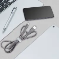 Cablu pentru telefon PS6100 RivaCase USB Type-A + microUSB 1.2 m/ Gray photo 5