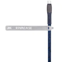 Cablu pentru telefon PS6100 RivaCase USB Type-A + microUSB 1.2 m/ Blue photo 3