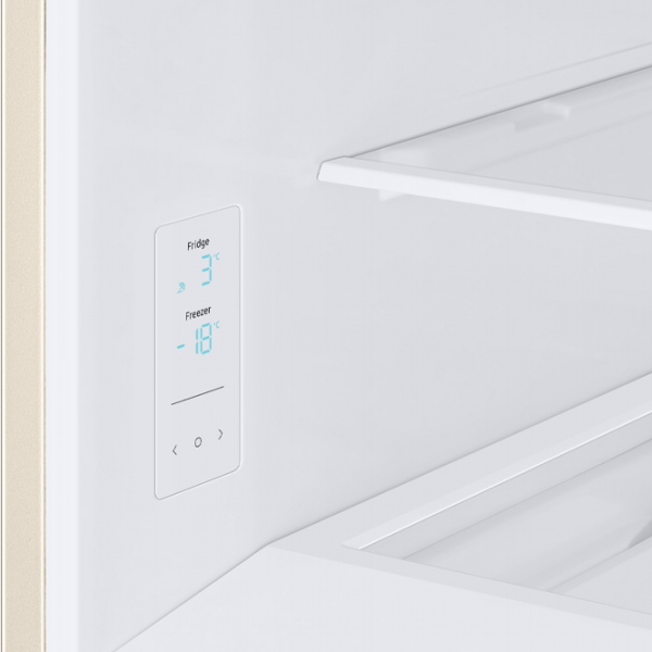 Frigider Samsung RB38T600FEL/UA cu congelator jos 390 l / 203 cm / Beige photo 8