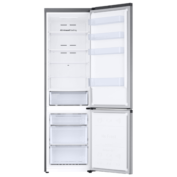 Frigider Samsung RB38T600FSA/UA cu congelator jos 385 l / 203 cm / Silver photo 5 Frigider Samsung RB38T600FSA/UA cu congelator jos 385 l / 203 cm / Silver photo 5