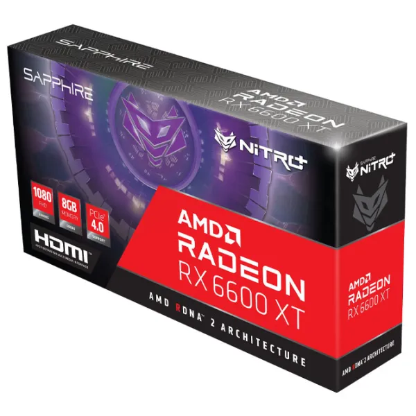 Placă video Sapphire NITRO+ Radeon RX 6600 XT OC PCI Express x16 4.0 / 8 GB photo 5