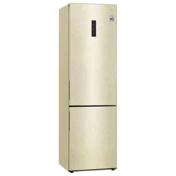 Frigider LG GA-B509CETL cu congelator jos 384 l / 203 cm / Beige photo 2