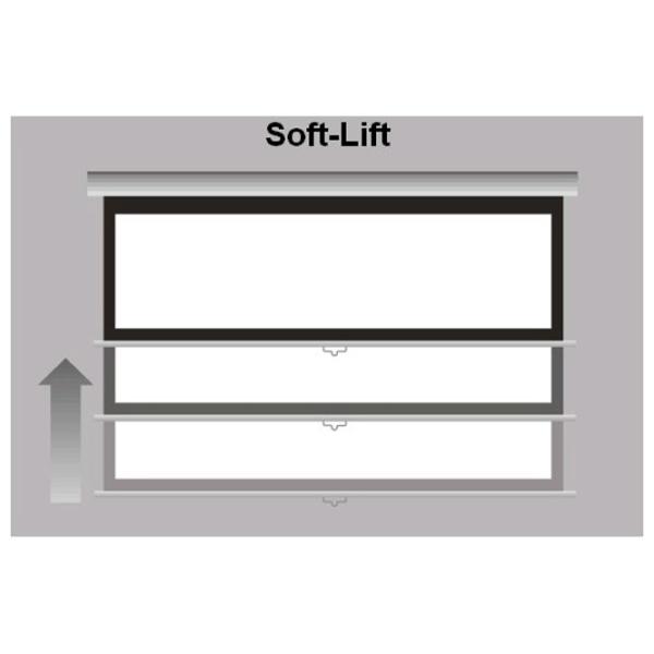 Экран для проектора Reflecta Crystal-Line Rollo Softlift 87723 240 см/ 240 см/ Настенная/ Белый photo 2