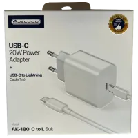 Сетевое зарядное устройство Jellico AK180 USB Type-C/ Lightning photo 4