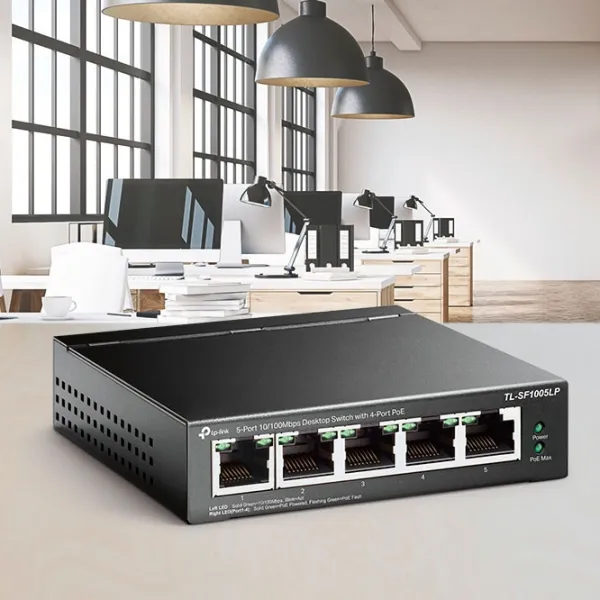 Switch TP-Link TL-SF1005LP Черный photo 3