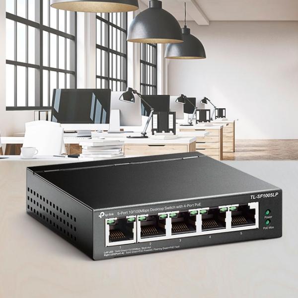 Switch TP-Link TL-SF1005LP Черный photo 3