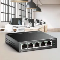 Switch TP-Link TL-SF1005LP Black photo 3