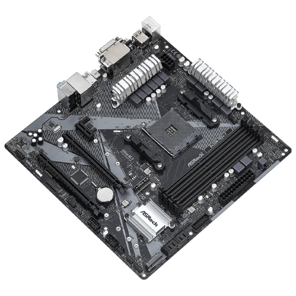 Placă de bază ASRock B450M PRO4-F R2.0 mATX/ B450 photo 2